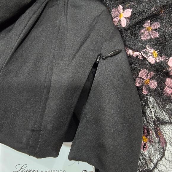 Lovers and Friends Juliana Top in Black and Pink XXS - Picture 8 of 12